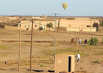 Ballooning in Merzouga