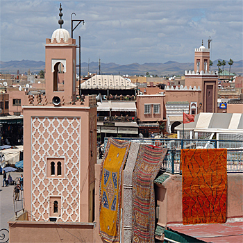 Platz der Gehngten Djemaa El Fna in Marrakesch