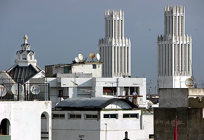 Twin Towers Skyline von Rabat